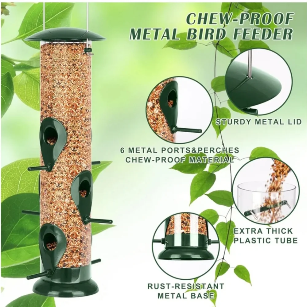 Green Bird Feeer 2 Pack